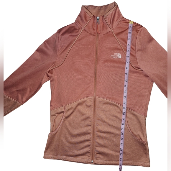 The North Face Womens Light Coral Pink Cinder 100 Full Zip Jacket Size Large - Picture 9 of 15